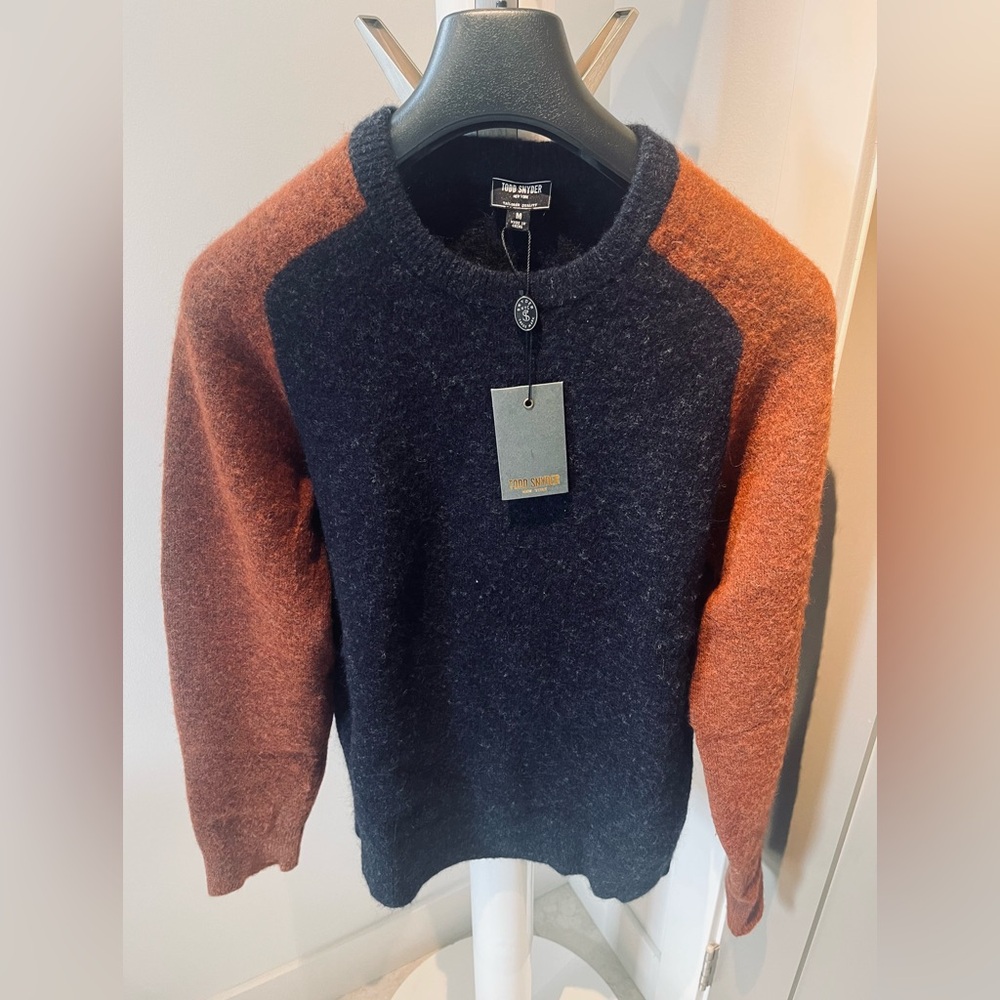 Todd Snyder Alpaca Mohair Wool Sweater Medium